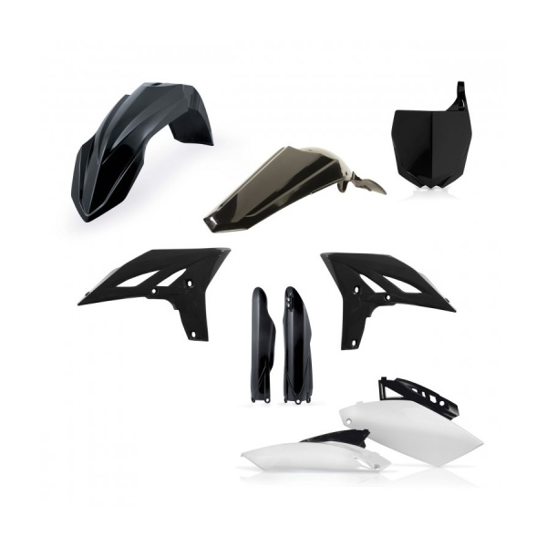 Full Plastic kit ACERBIS - white/black