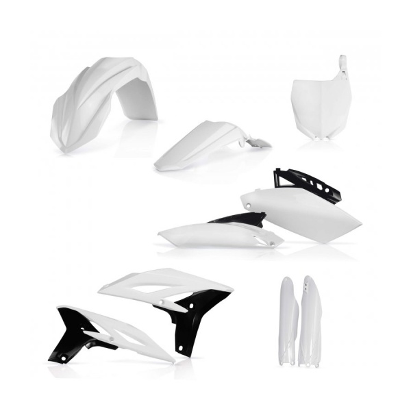 Full Plastic kit ACERBIS - white/black
