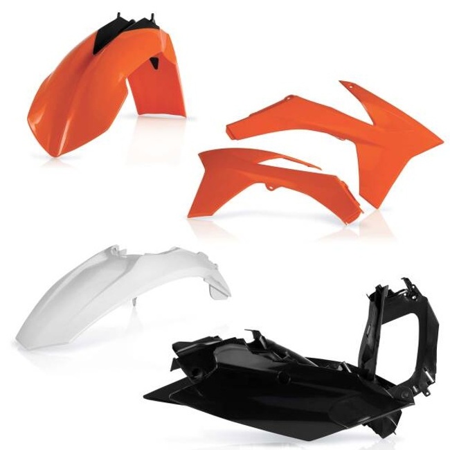 Plastic Kit ACERBIS - orange/white/black