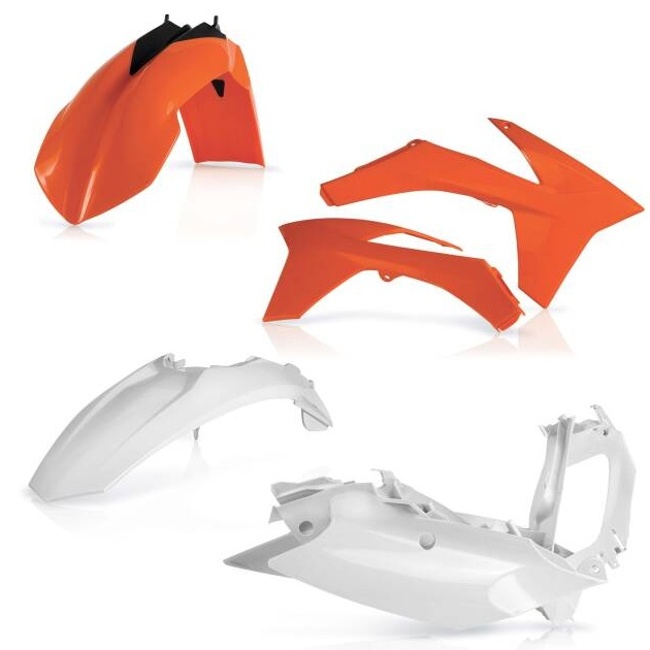 Plastic Kit ACERBIS - orange/white