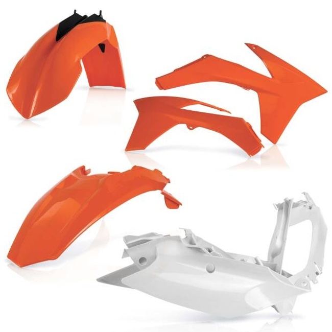 Plastic Kit ACERBIS - orange/white