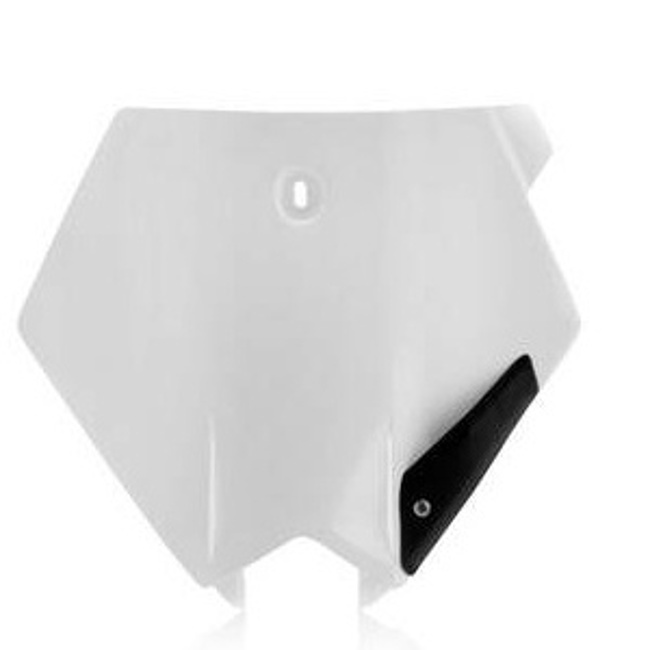 Front Number Plate ACERBIS - white