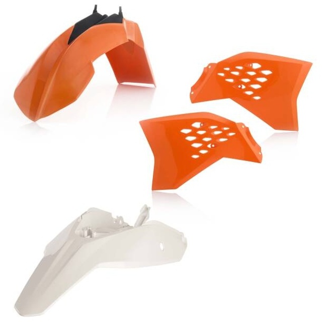 Plastic Kit ACERBIS - orange/white