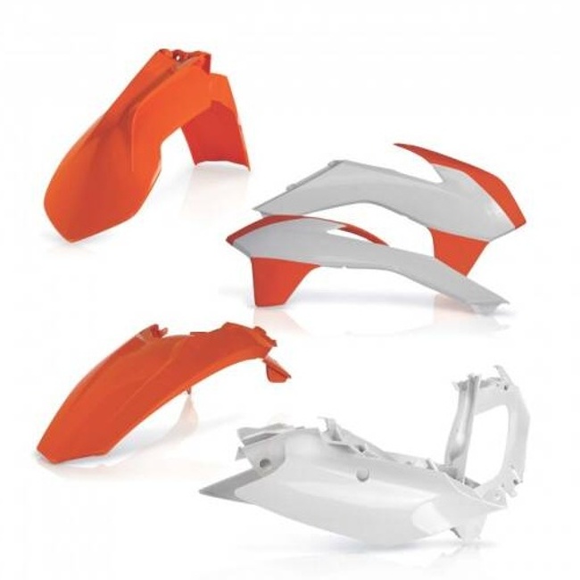 Plastic Kit ACERBIS - orange/white/black