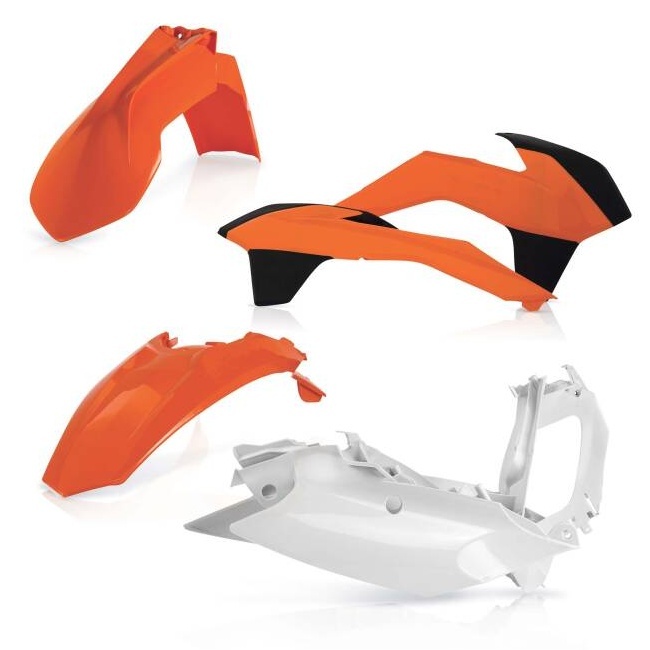 Plastic Kit ACERBIS - orange/white/black