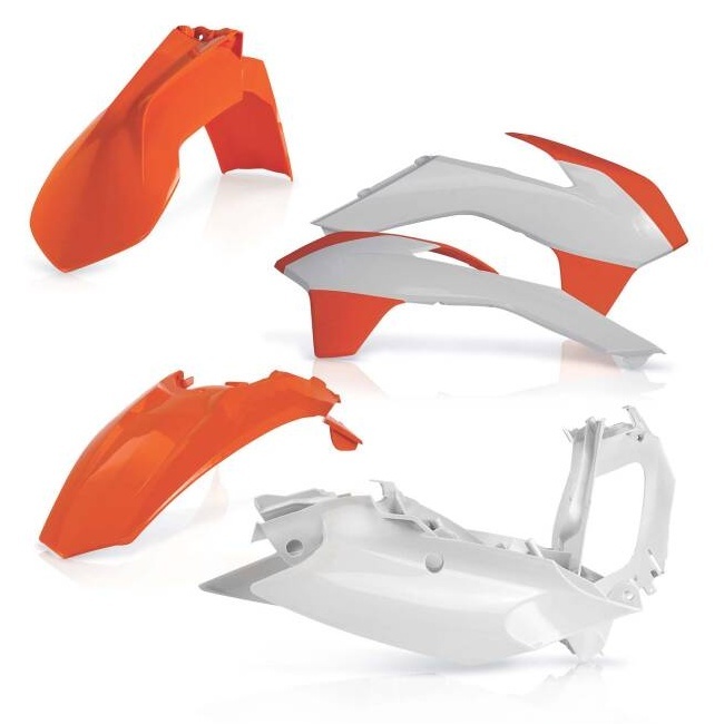Plastic Kit ACERBIS - orange/white