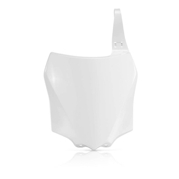 Front Number Plate ACERBIS - white