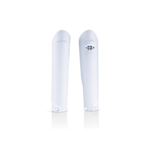 Lower Fork Covers ACERBIS - white