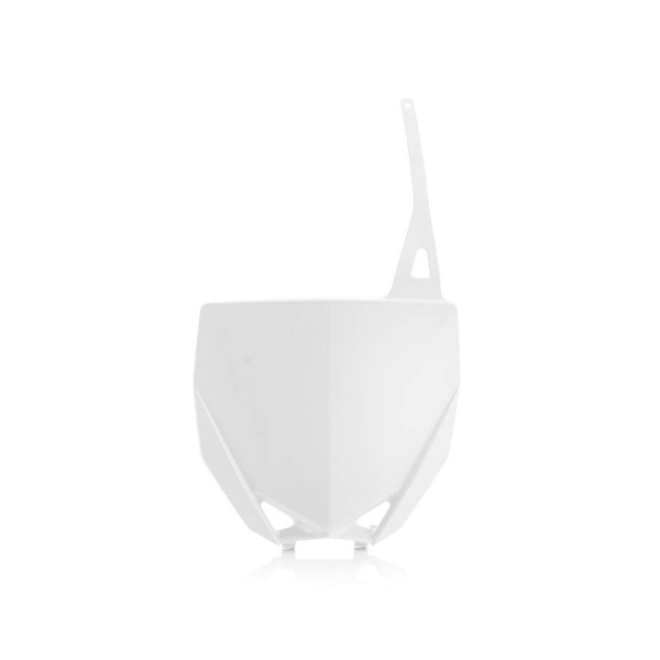 Front Number Plate ACERBIS - white