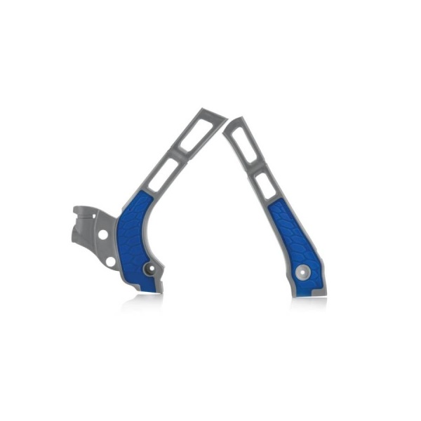 X-GRIP Frame protector ACERBIS - silver/blue