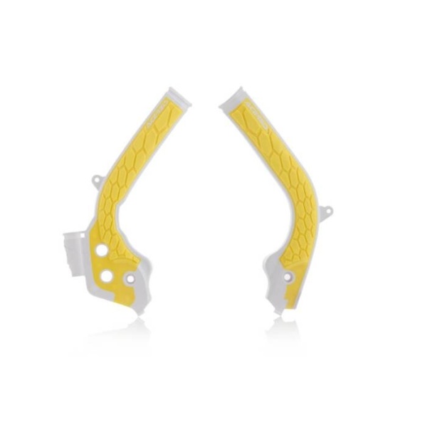 X-GRIP Frame protector ACERBIS - white/yellow