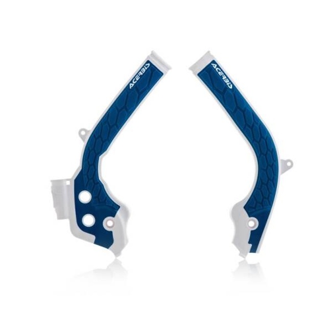 X-GRIP Frame protector ACERBIS - white/blue
