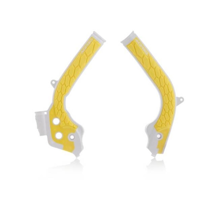 X-GRIP Frame protector ACERBIS - white/yellow