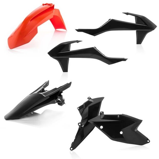 Plastic Kit ACERBIS - black/orange