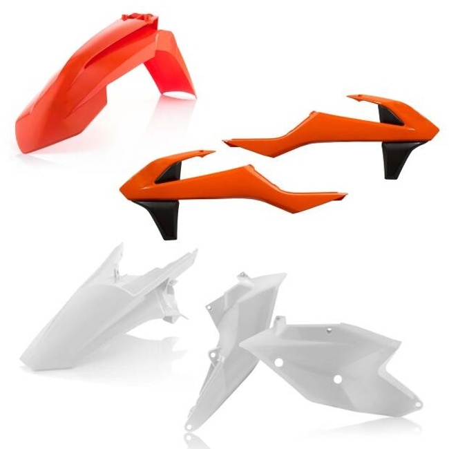 Plastic Kit ACERBIS - orange/white/black