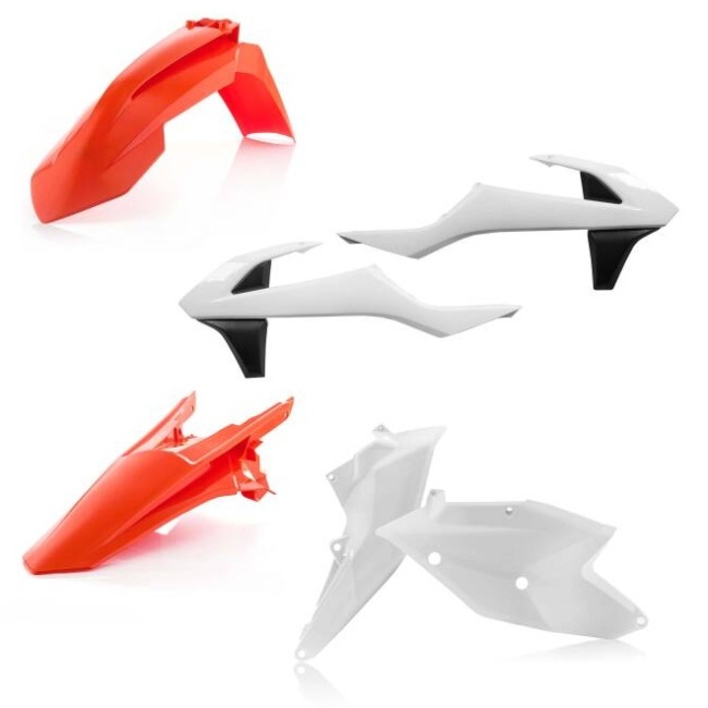 Plastic Kit ACERBIS - orange/white/black