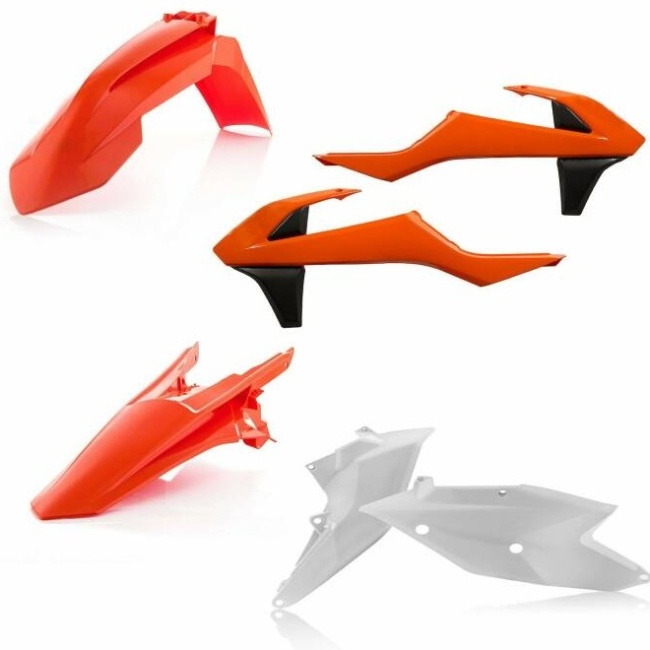 Plastic Kit ACERBIS - orange/white/black