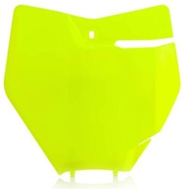 Front Number Plate ACERBIS - yellow