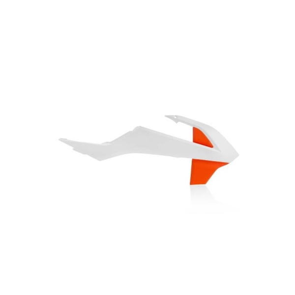 Radiator Shrouds ACERBIS - white/orange