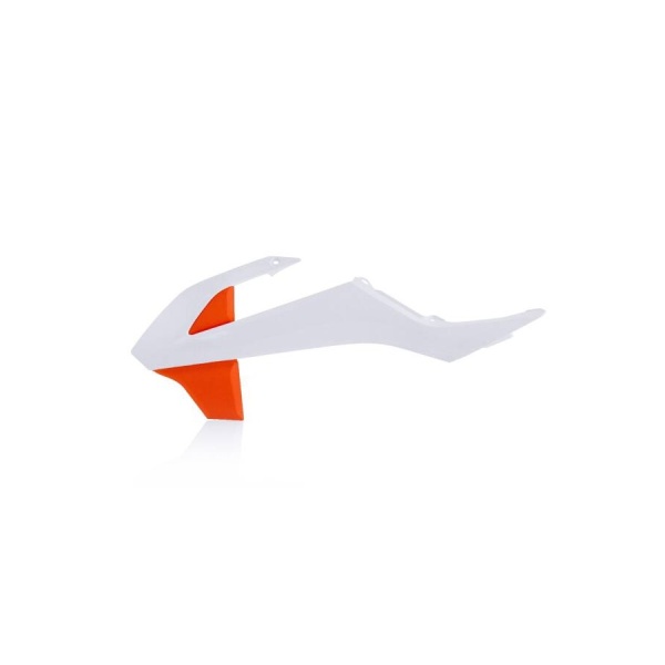 Radiator Shrouds ACERBIS - white/orange