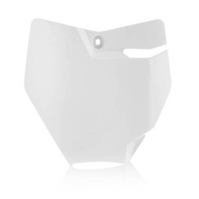 Front Number Plate ACERBIS - white