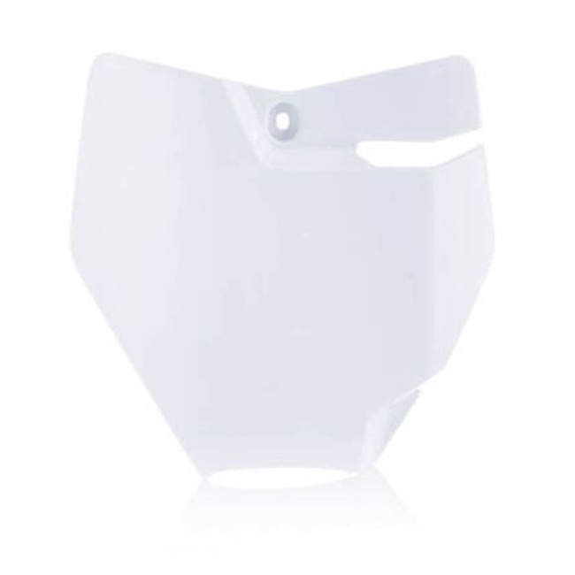 Front Number Plate ACERBIS - white