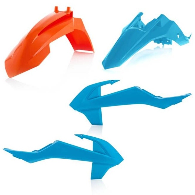 Plastic Kit ACERBIS - blue/orange