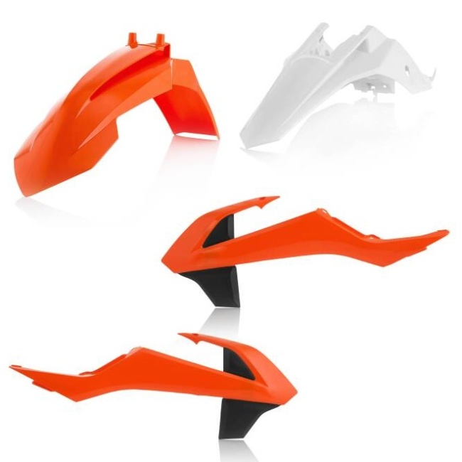 Plastic Kit ACERBIS - orange/white/black