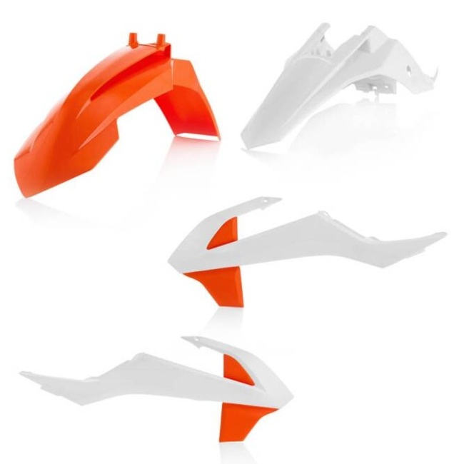 Plastic Kit ACERBIS - white/orange