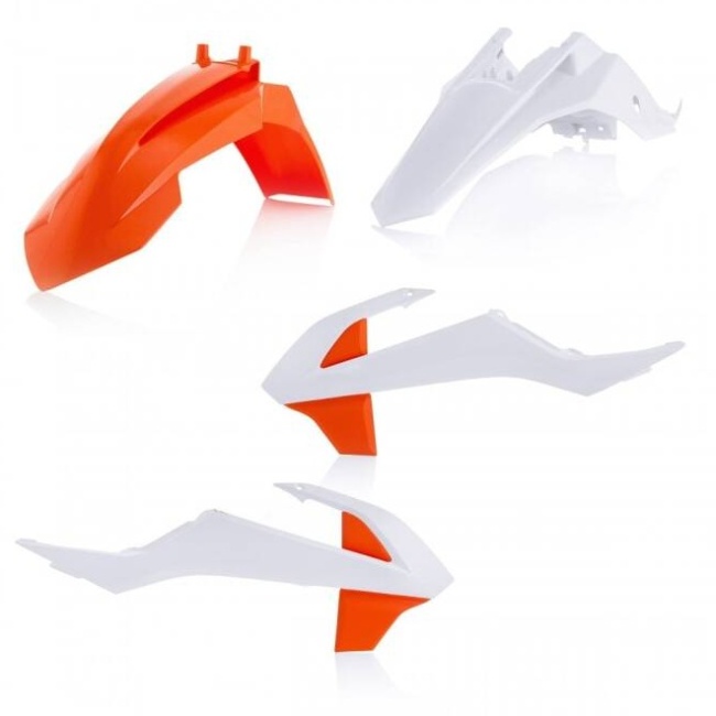 Plastic Kit ACERBIS - white/orange