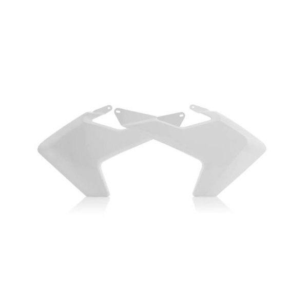 Radiator Scoops ACERBIS - white