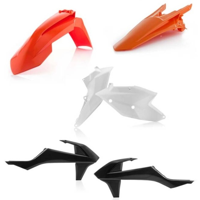 Plastic Kit ACERBIS - orange/white/black