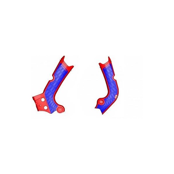 Chránič rámu ACERBIS X-GRIP - červený/modrý