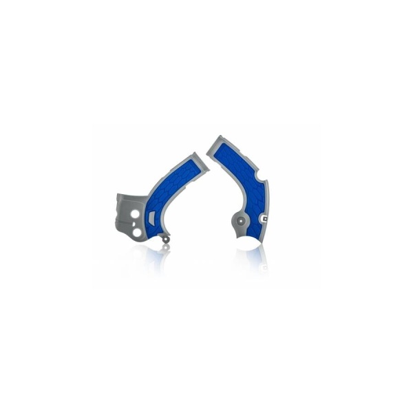 X-GRIP Frame protector ACERBIS - silver/blue