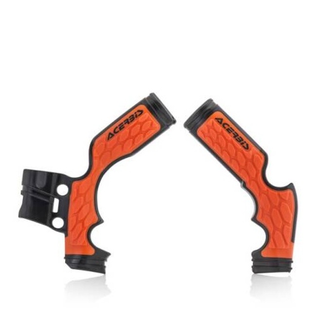 X-GRIP Frame protector ACERBIS - black/orange