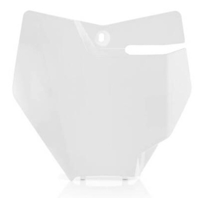 Front Number Plate ACERBIS - white
