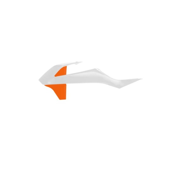 Radiator Shrouds ACERBIS - white/orange