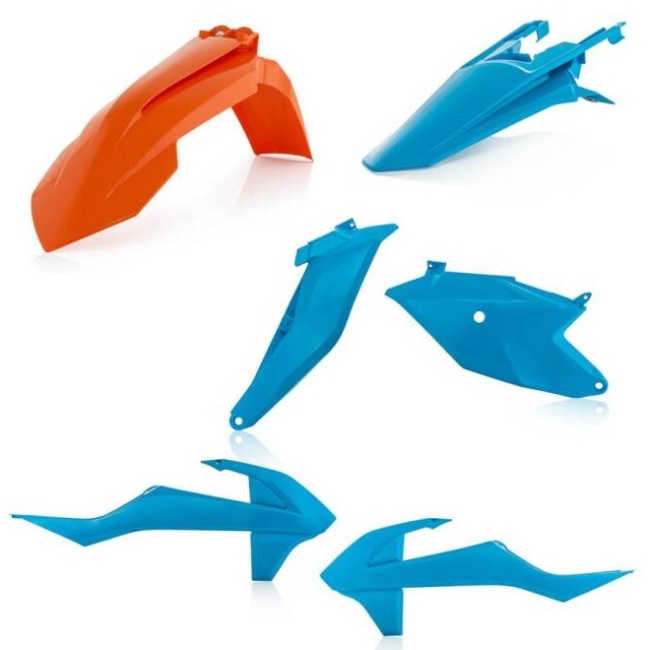 Plastic Kit ACERBIS - blue/orange