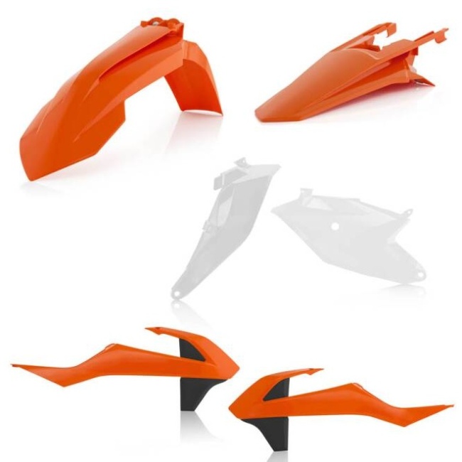 Plastic Kit ACERBIS - orange/white/black