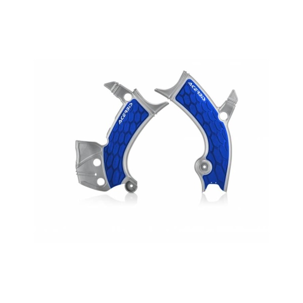 X-GRIP Frame protector ACERBIS - silver/blue