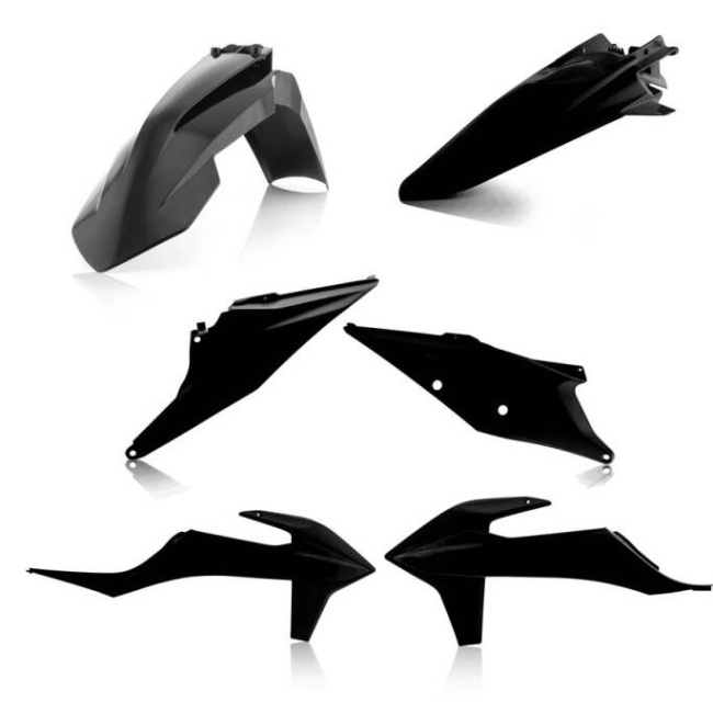 Plastic Kit ACERBIS - black