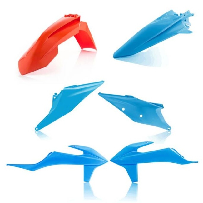Plastic Kit ACERBIS - blue/orange