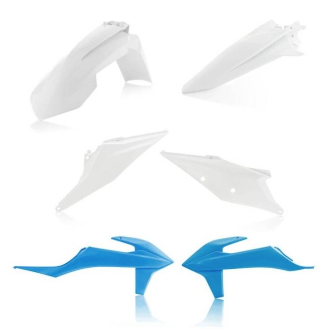 Plastic Kit ACERBIS - white/blue