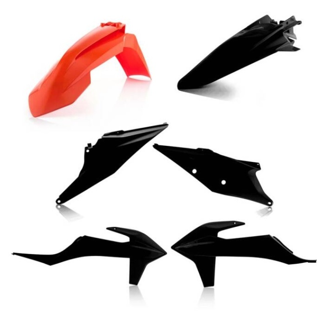 Plastic Kit ACERBIS - black/orange