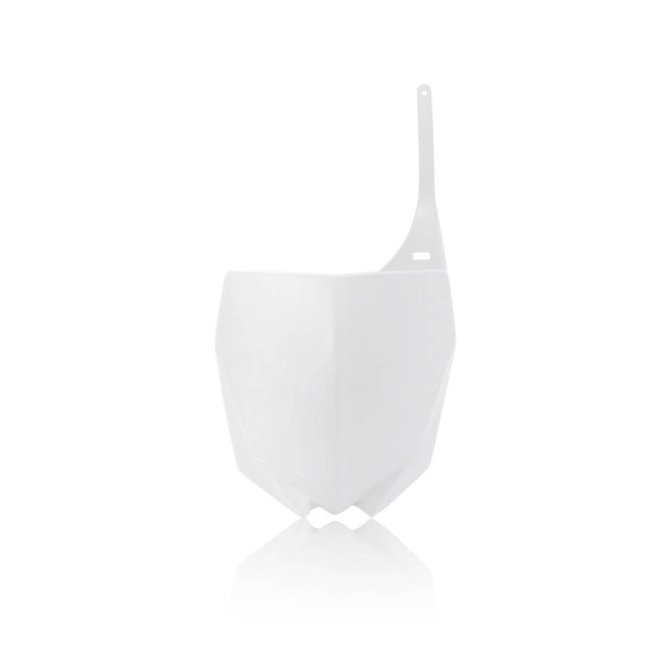 Front Number Plate ACERBIS - white