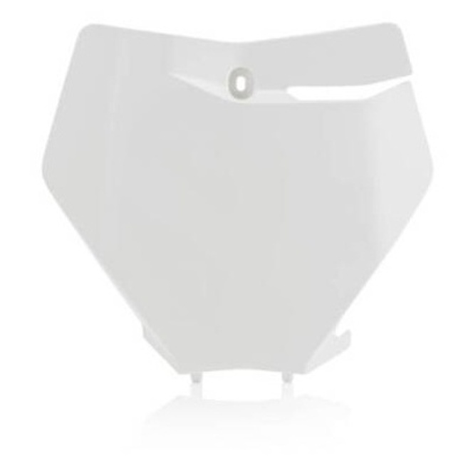 Front Number Plate ACERBIS - white