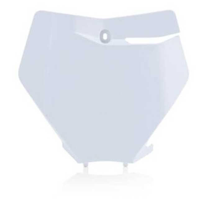 Front Number Plate ACERBIS - white