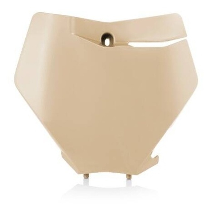 Front Number Plate ACERBIS - sand