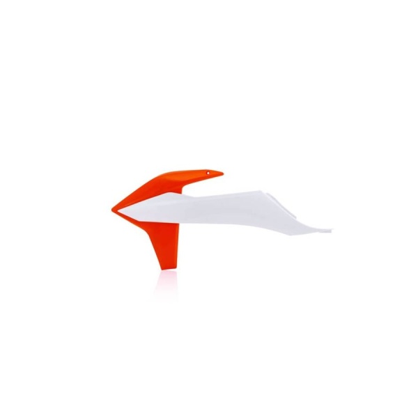Radiator Shrouds ACERBIS - white/orange