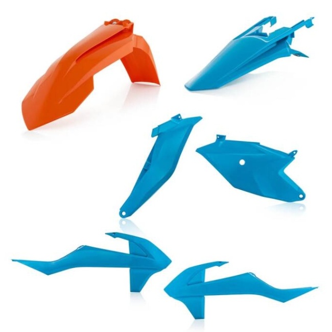 Plastic Kit ACERBIS - blue/orange